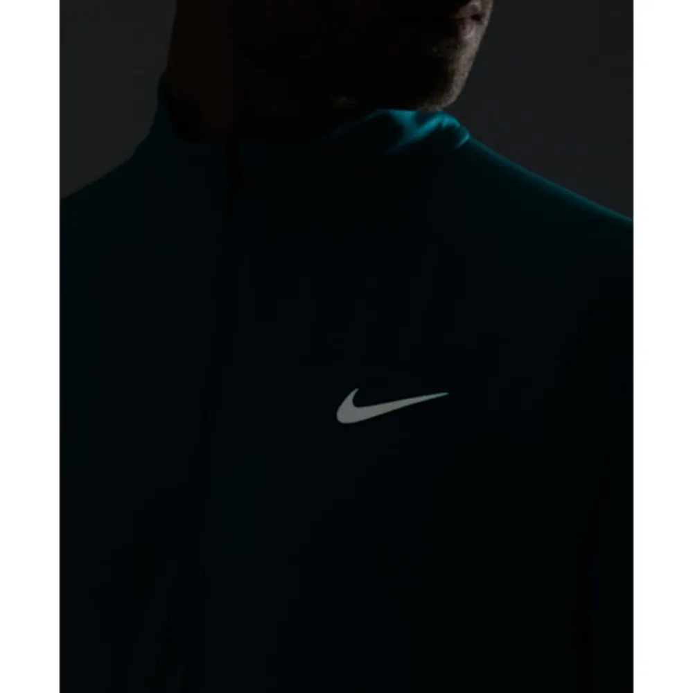 New Nike Mens Stride Half Zip Green