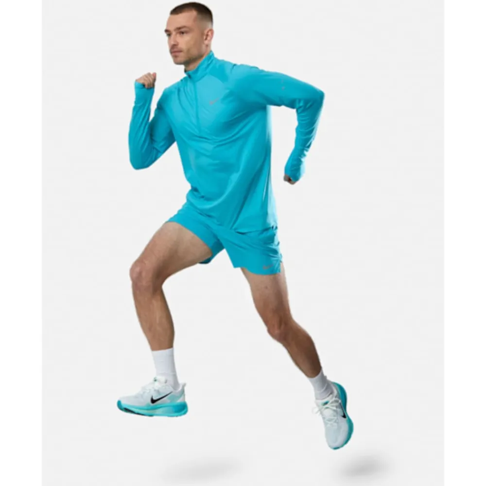 New Nike Mens Stride Half Zip Green
