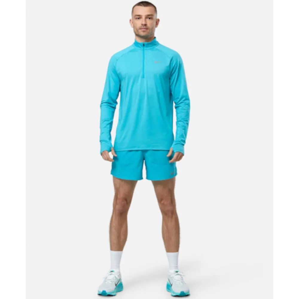 New Nike Mens Stride Half Zip Green