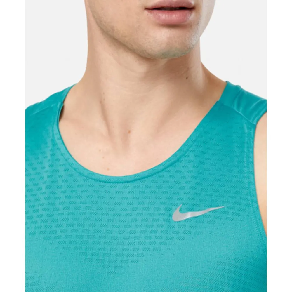 Online Nike Mens Stride Tank Top Green