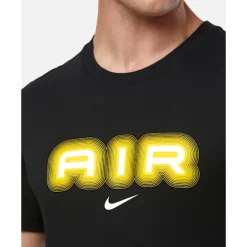Discount Nike Mens Swoosh Air Graphic T-Shirt Black
