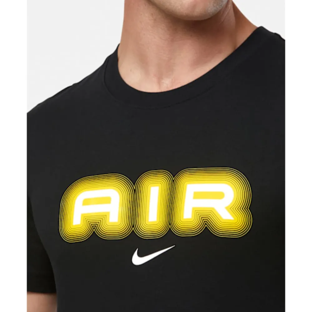 Discount Nike Mens Swoosh Air Graphic T-Shirt Black