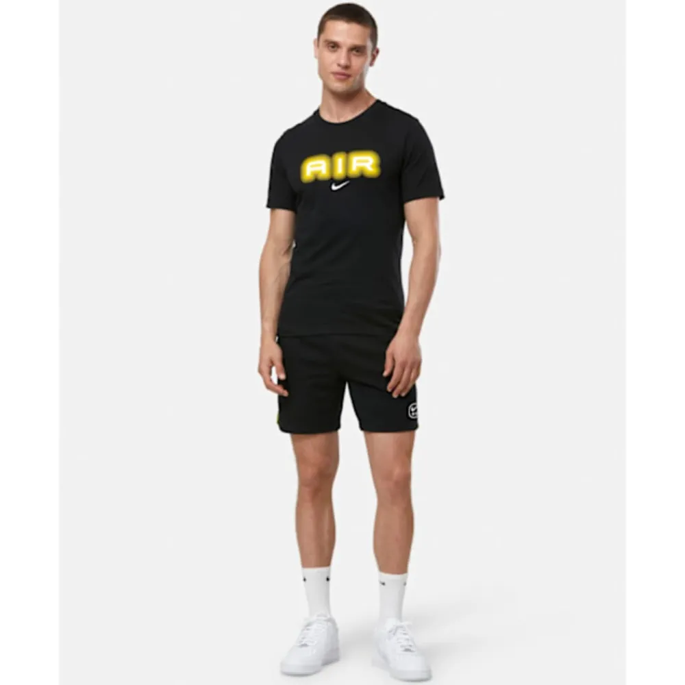 Discount Nike Mens Swoosh Air Graphic T-Shirt Black