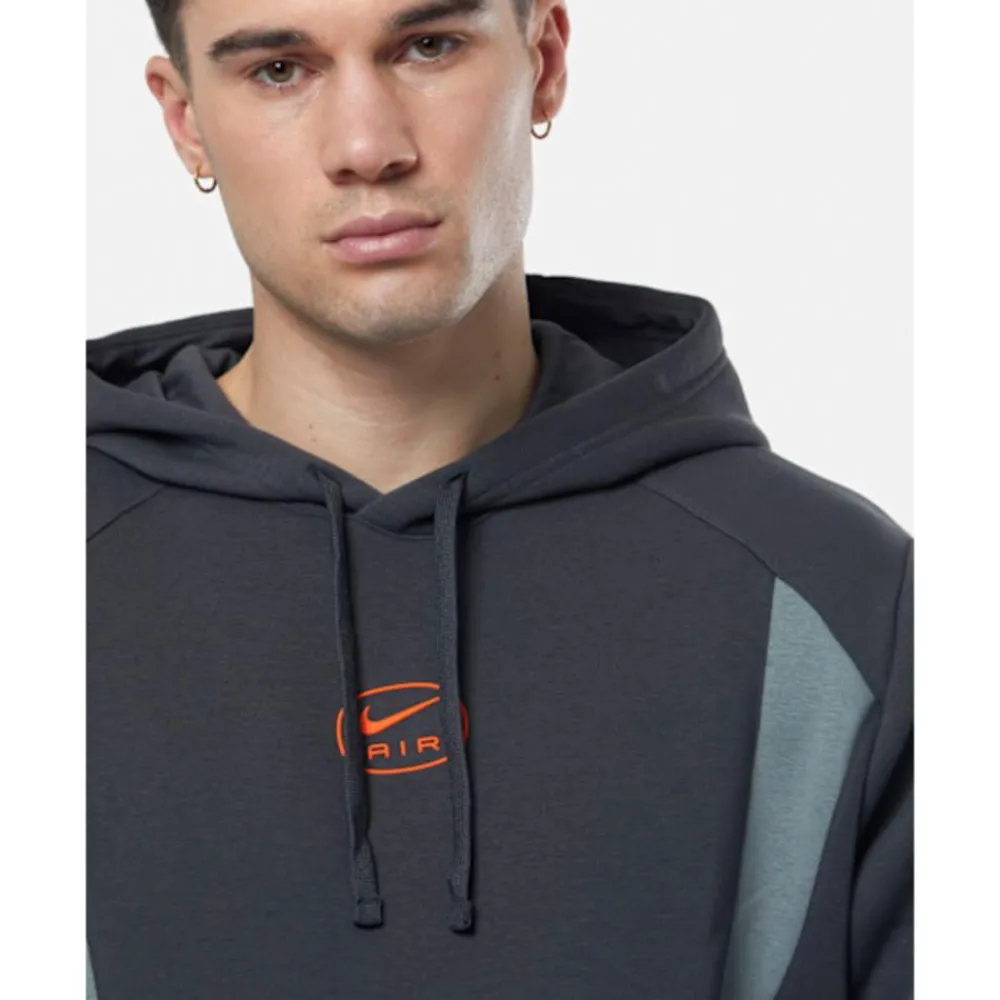 New Nike Mens Swoosh Air Hoodie Grey