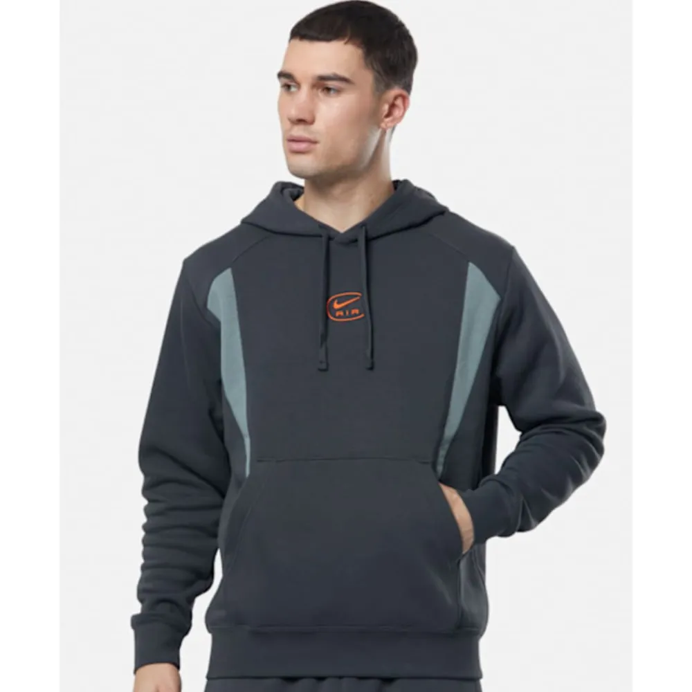 New Nike Mens Swoosh Air Hoodie Grey