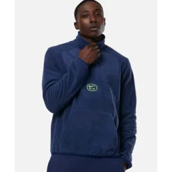 Sale Nike Mens Swoosh Air Polar Fleece Half Zip Top Navy