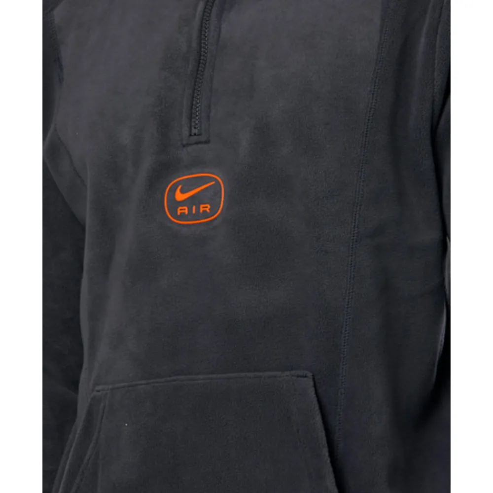 New Nike Mens Swoosh Air Polar Fleece Half Zip Top Grey