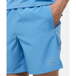 New Nike Mens Swoosh Air Run Shorts Blue