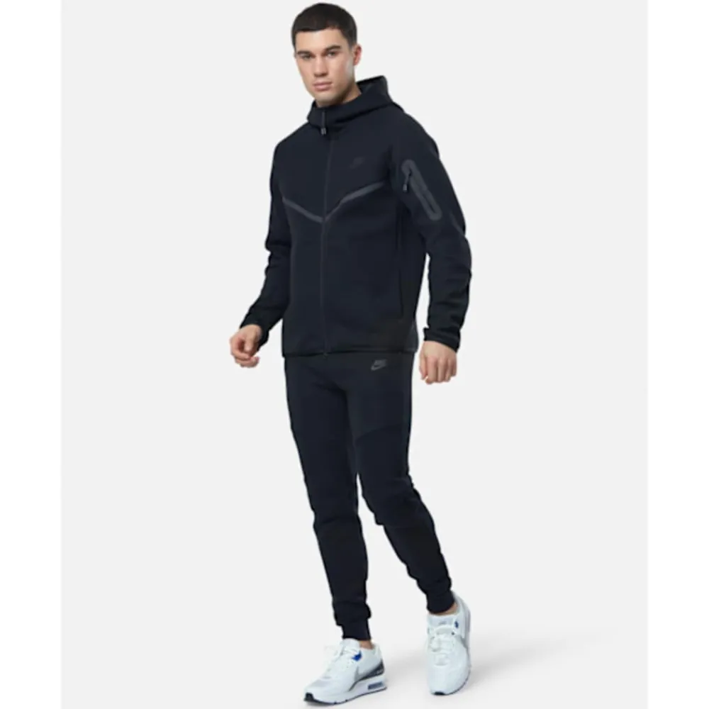 Clearance Nike Mens Tech Fleece Full Zip Hoodie Black