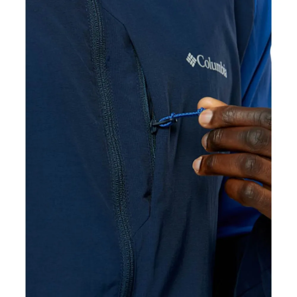 Outlet Columbia Mens Tech Nylon Hoodie Navy