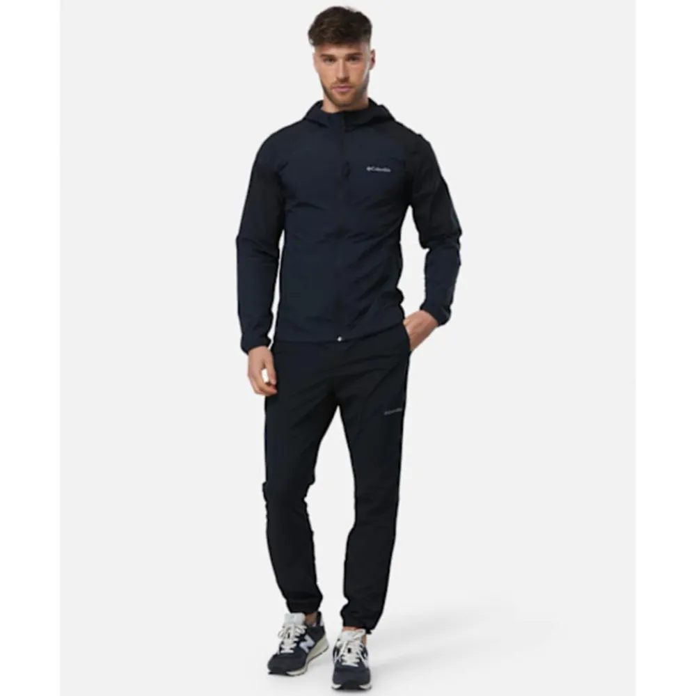 New Columbia Mens Tech Nylon Jacket Black
