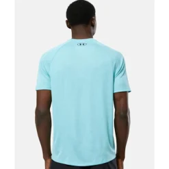 Outlet Under Armour Mens Tech Textured T-Shirt Blue