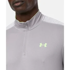 Best Under Armour Mens Tech Utility Half Zip Grey