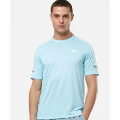 Fashion Under Armour Mens Tech Utility T-Shirt Blue
