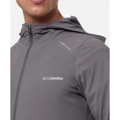 Hot Columbia Mens Tech Wind Full Zip Hoodie Grey
