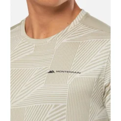 Online Monterrain Mens Theory Jacquard T-Shirt Cream