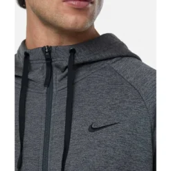 Online Nike Mens Therma Fleece Full Zip Hoodie Grey