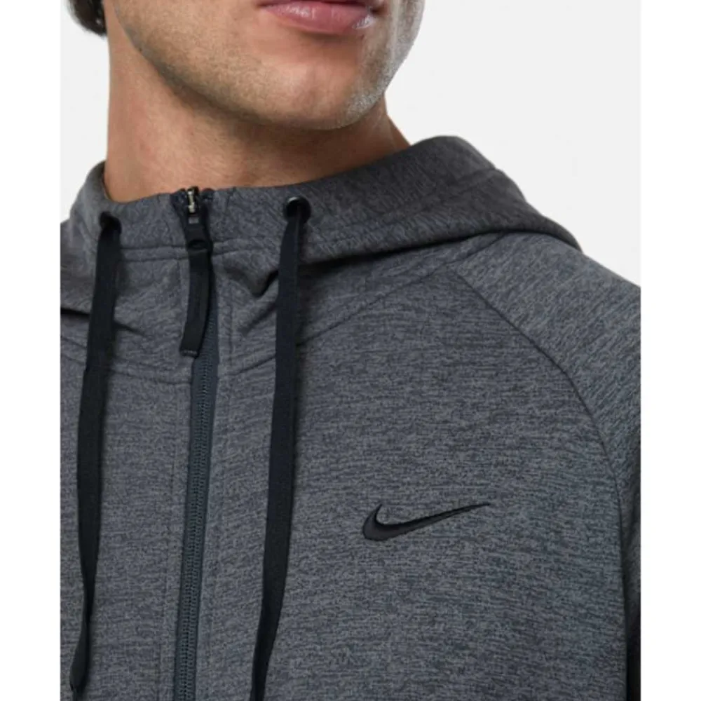Online Nike Mens Therma Fleece Full Zip Hoodie Grey
