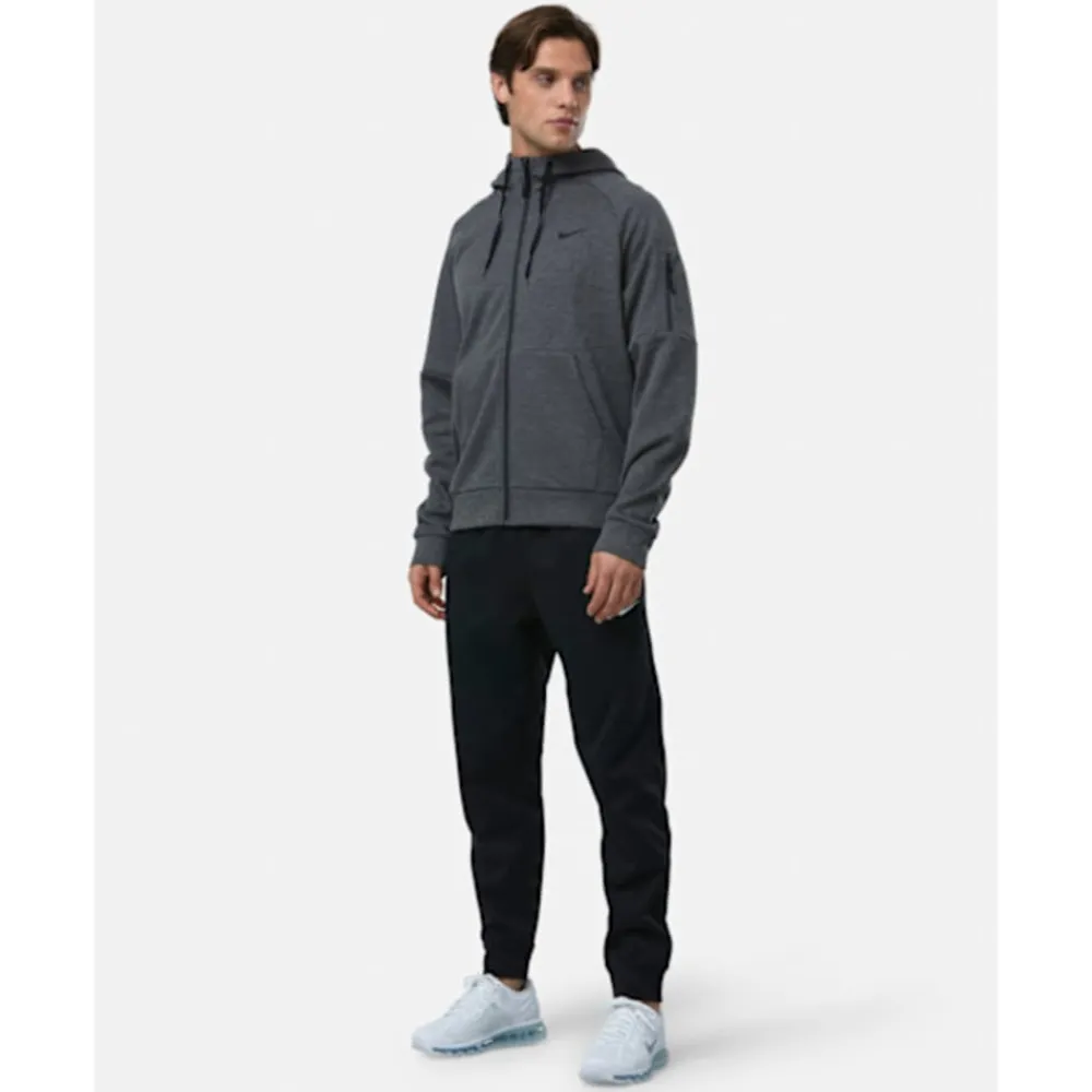 Online Nike Mens Therma Fleece Full Zip Hoodie Grey