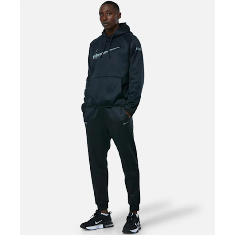 Best Nike Mens Therma Fleece Graphic Pants Black