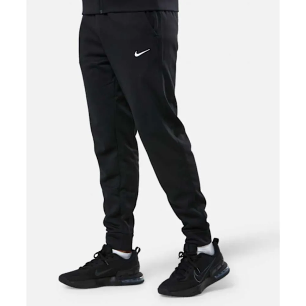 Outlet Nike Mens Therma Fleece Taper Pants Black