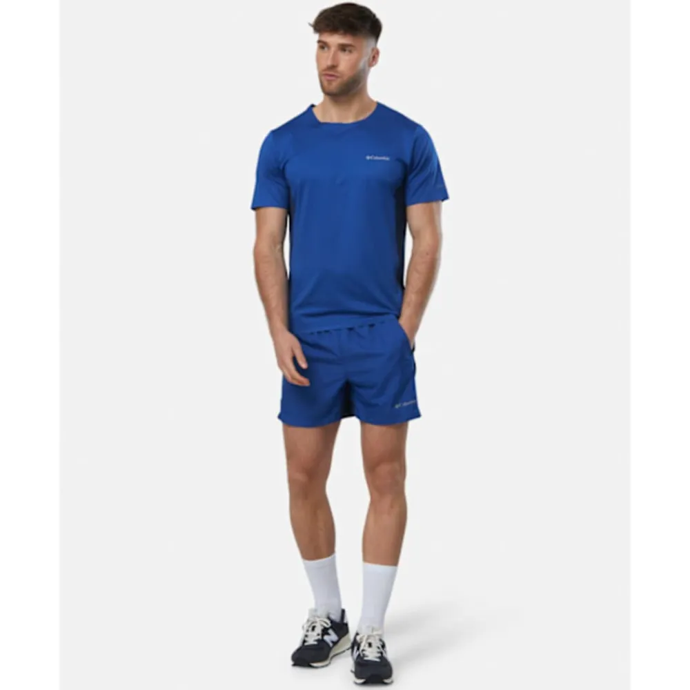 Hot Columbia Mens Three Pitch Shorts Blue