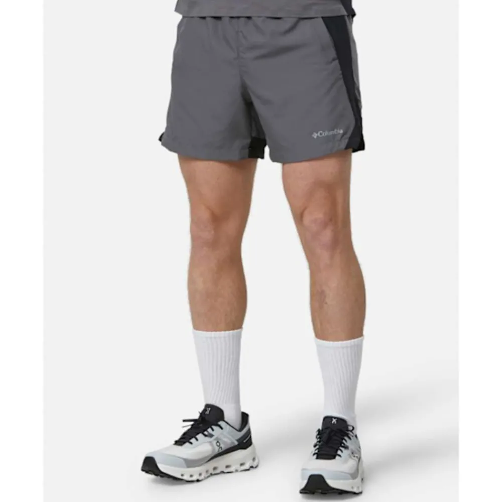 Discount Columbia Mens Three Pitch Shorts Grey