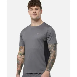 Hot Columbia Mens Three Pitch T-Shirt Grey