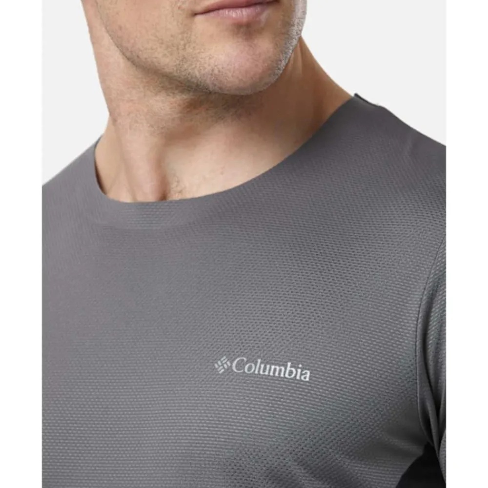 Hot Columbia Mens Three Pitch T-Shirt Grey