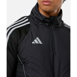 Discount adidas Mens Tiro24 Half Zip Top Black