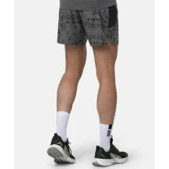 Online Nike Mens Trail Printed 6 Inch Short Grey
