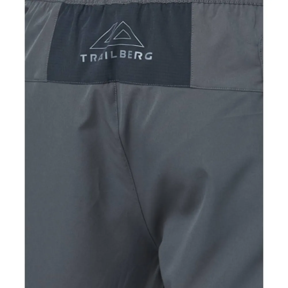 New Trailberg Mens Tricolour Woven Pant Grey