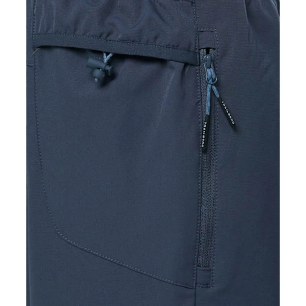 New Trailberg Mens Tricolour Woven Pant Blue