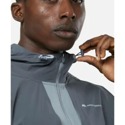 Sale Monterrain Mens Vent Woven Running Full Zip Jacket Grey