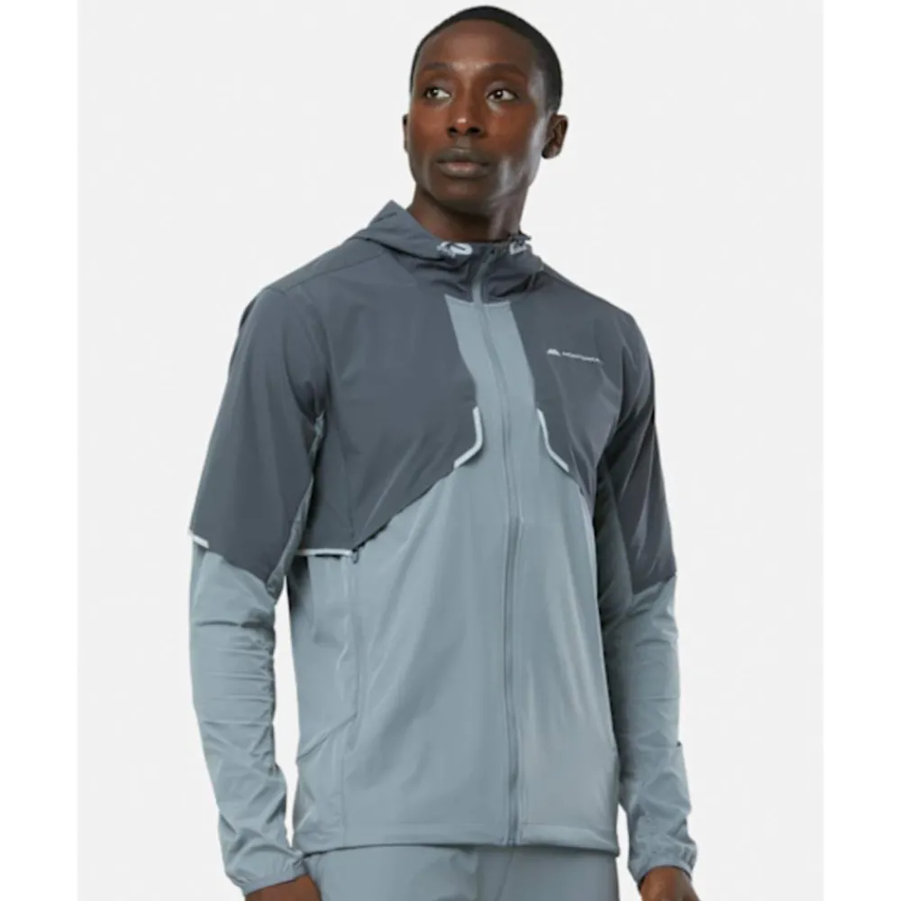 Sale Monterrain Mens Vent Woven Running Full Zip Jacket Grey