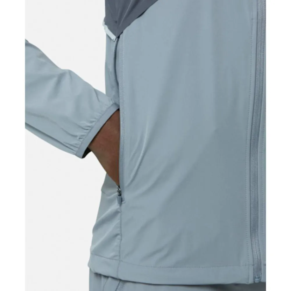 Sale Monterrain Mens Vent Woven Running Full Zip Jacket Grey