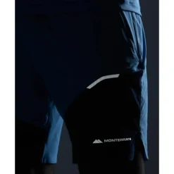 Online Monterrain Mens Vent Woven Running Short Blue