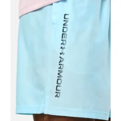Fashion Under Armour Mens Woven Woodmark Short Blue