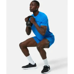 Outlet Under Armour Mens Woven Wordmark Shorts Blue
