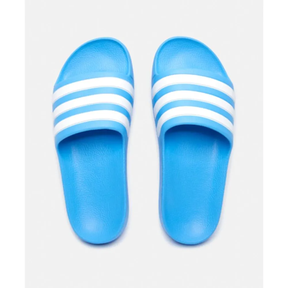 Hot adidas Originals Older Kids Adilette Aqua Slides Blue