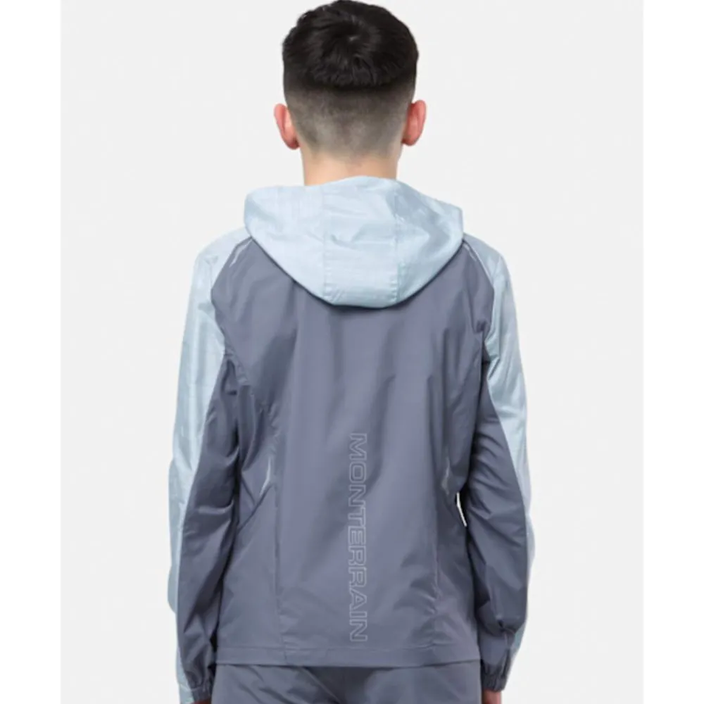 Outlet Monterrain Older Kids Bolt 2.0 Space Dye Windbreaker Grey