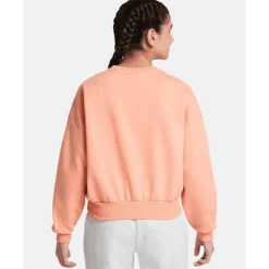 Online Nike Older Kids Boxy Crew Neck Sweatshirt Orange