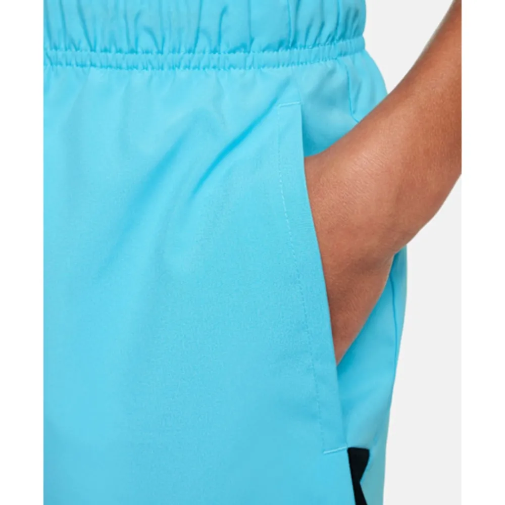New Nike Older Kids Challenger Shorts Blue