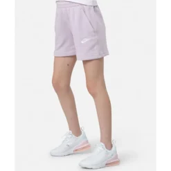Hot Nike Older Kids Club Fleece 5 Inch Shorts Purple