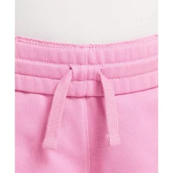 New Nike Older Kids Club Fleece 5 Inch Shorts Pink