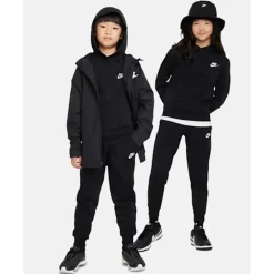 Sale Nike Older Kids Club Fleece Hoodie Black
