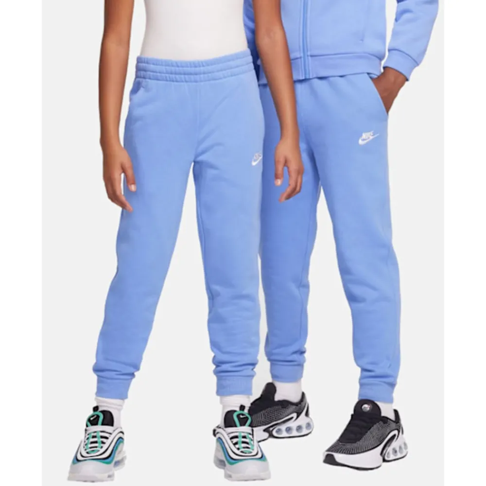 Discount Nike Older Kids Club Fleece Pants Blue