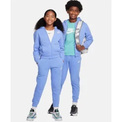 Discount Nike Older Kids Club Fleece Pants Blue