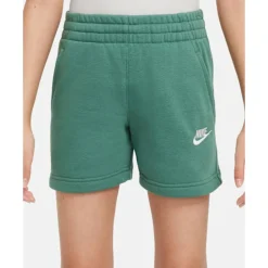 Discount Nike Older Kids Club Fleece Shorts Green