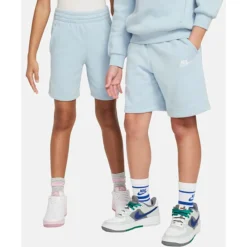 Discount Nike Older Kids Club Fleece Shorts Blue